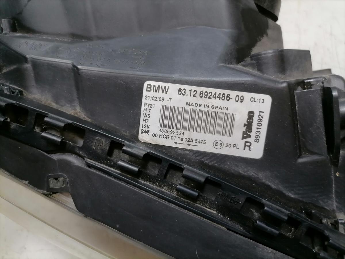 BMW 1er E87 original Scheinwerfer vorn links Halogen leicht vergilbt Bj.2005